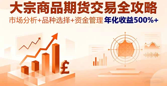 【精】大宗商品期货交易全攻略,市场分析+品种选择+资金管理,年化收益500%+ 【精】大宗商品期货交易全攻略,市场分析+品种选择+资金管理,年化收益500%+