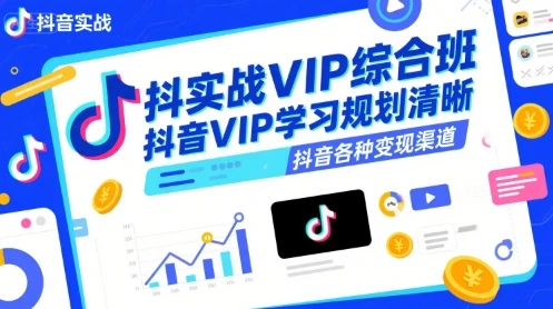 【精】抖音实战VIP综合班,抖音VIP学习规划请晰抖音各种变现渠道 【精】抖音实战VIP综合班,抖音VIP学习规划请晰抖音各种变现渠道