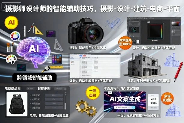 摄影师设计师的智能辅助技巧，摄影-设计-建筑-电商-平面