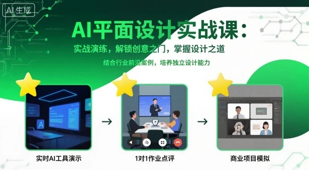 【精】AI平面设计实战课,实战演练,解锁创意之门,掌握设计之道 【精】AI平面设计实战课,实战演练,解锁创意之门,掌握设计之道