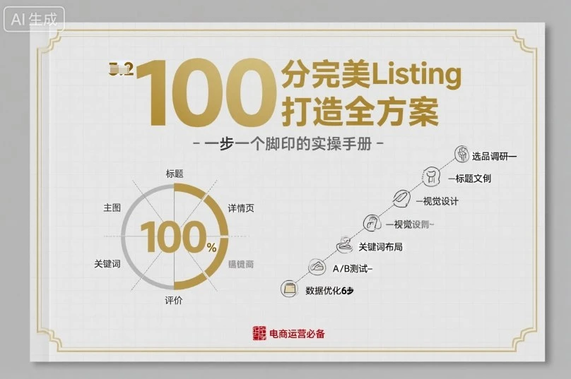 【精】100分完美Listing打造全方案,想要完美listing必须是需要一步一个脚印的 【精】100分完美Listing打造全方案,想要完美listing必须是需要一步一个脚印的