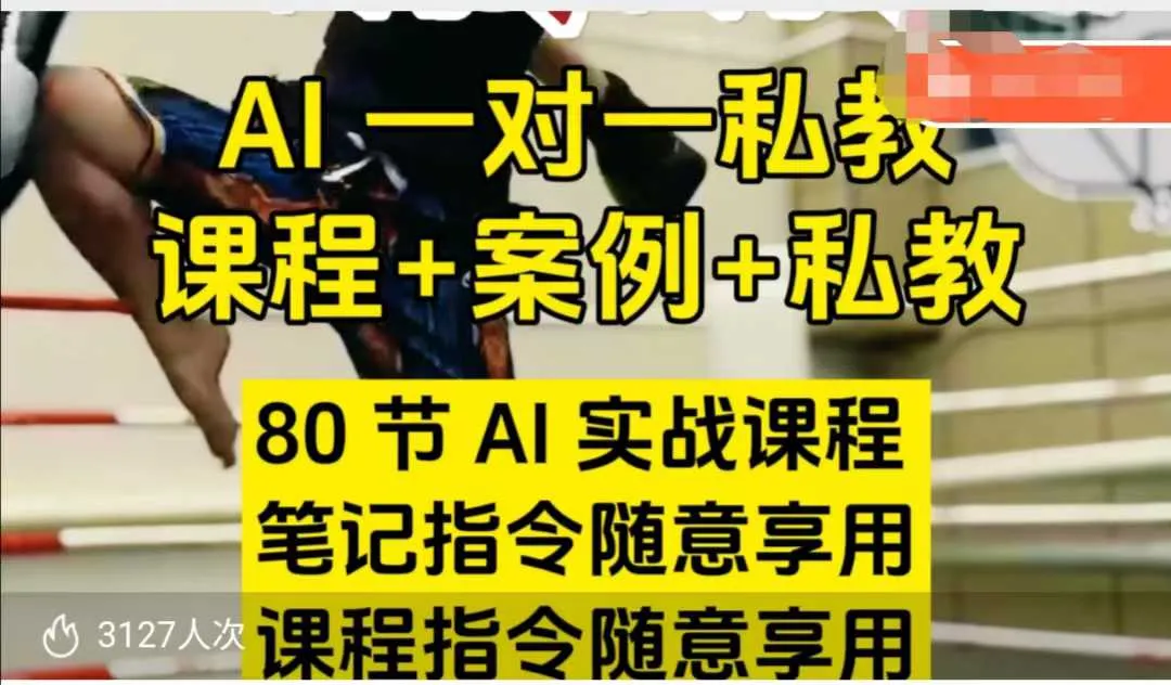 【精】AI指令实战课,课程+案例,80节AI实战课程,笔记指令随意享用,课程指令随意享用(更新7月) 【精】AI指令实战课,课程+案例,80节AI实战课程,笔记指令随意享用,课程指令随意享用(更新7月)