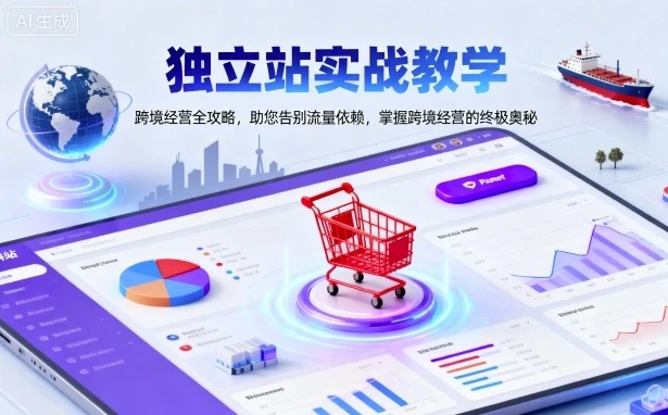 【精】独立站实战教学,跨境经营全攻略,助您告别流量依赖,掌握跨境经营的终极奥 【精】独立站实战教学,跨境经营全攻略,助您告别流量依赖,掌握跨境经营的终极奥