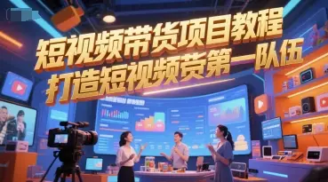 短视频带货项目教程,打造短视频带货第一队伍 短视频带货项目教程,打造短视频带货第一队伍