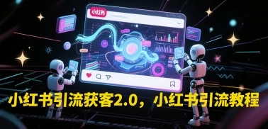 【精】小红书引流获客2.0，小红书引流教程