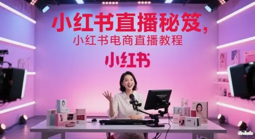 小红书直播秘笈,小红书电商直播教程 小红书直播秘笈,小红书电商直播教程