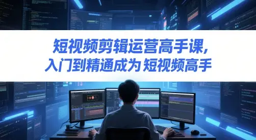 短视频剪辑运营高手课,入门到精通成为短视频高手 短视频剪辑运营高手课,入门到精通成为短视频高手