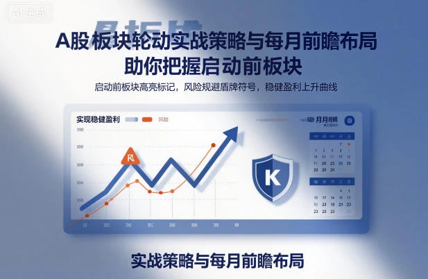 【精】A股板块轮动实战策略与每月前瞻布局,助你把握启动前板块,规避风险,实现稳健盈利 【精】A股板块轮动实战策略与每月前瞻布局,助你把握启动前板块,规避风险,实现稳健盈利