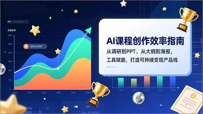 【精】AI课程创作效率指南,从调研到PPT、从大纲到海报,工具赋能,打造可持续变现产品线 【精】AI课程创作效率指南,从调研到PPT、从大纲到海报,工具赋能,打造可持续变现产品线