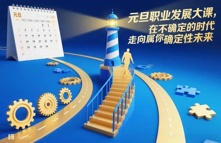 【精】元旦职业发展大课，在不确定的时代，走向属于你的确定性未来